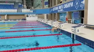Сезон 21-22: 100 спина - 1.03,41 (30,64 - 32,77). Курсовка № 17. (01.05.22г) бассейн Звёздный (25м)