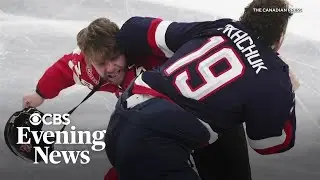 Fans boo U.S. national anthem at U.S.-Canada hockey game