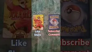 Naruto card V/S Pokemon card #pokemon #card #cardcollection #narutouzumak #pokemoncardgame #trending
