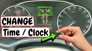 Skoda Octavia 2 Clock set: Time Settings & Change⏱ {Easy and Quick ADJUST}