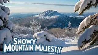 🇺🇸 Snowy Fairytale In New England | Mount Monadnock Hike & Okemo Skiing Adventure 🏔️⛷️