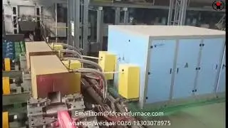 High quality steel billet induction reheating system #billets #reheating #inductionfurnace