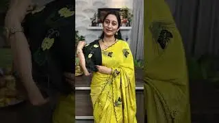 Hand Painted Pure Crepe Saree | Kiranmai Special Designs #shorts #ytshorts #sarees #kiranmaisarees