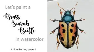 Brass Scarab Beetle