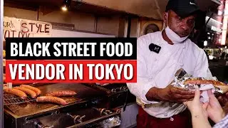 He's Been Selling Street Food in Tokyo for 20 Years! (Black in Japan)