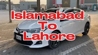 Islamabad to Lahore 