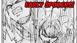 Bardock vs Gas Fight Climax in Dragon Ball Super Manga Chapter 82 Drafts
