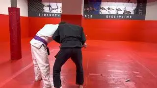 Cross grip break into Russian tie single leg