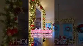 🎄 Праздничные хитрости, часть 6: два забавных способа повесить гирлянду для создания праздничного...