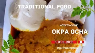 how to cook Okpa ocha (bambara nut), this is one of my best way to enjoy okpa