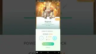 Maxing out 100% IV lundo regirock in pokemon go #pokemongo #legendary