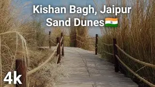 Walking in Kishan Bagh | Jaipur's Sand Dunes | Full Walking Tour 4k