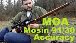 Amazing Accuracy from a PITTED, COUNTER BORED Mosin Nagant m91/30. Shooting for Groups