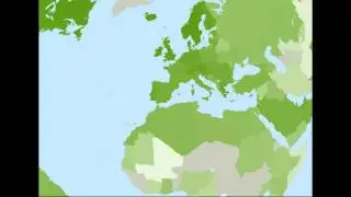 Mathview YouTube Video Views per Capita Around the World 2013
