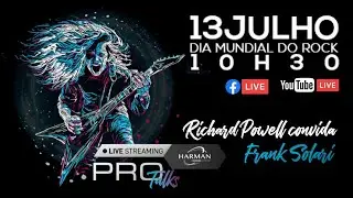 #DiaMundialdoRock | Richard Powell convida Frank Solari | Guitarra e seu Poder de Express&atilde;o!