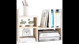 Desktop Organizer Office Storage And Small Book Rack