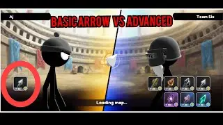 Basic Arrow Vs Advanced Arrows 💪/ Stickman Archer 🏹