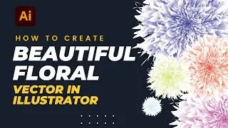 How To Create Beautiful Floral Vector in Illustrator Using Blend Tool