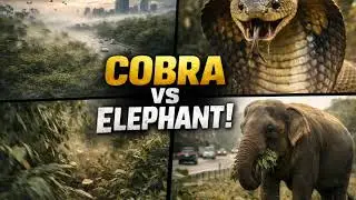 Cobra Attacks Elephant in USA City Jungle | Shocking Wildlife Rescue
