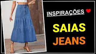 [ SAIAS JEANS ] 50 Modelos de Saias Jeans Para Criar Looks Incríveis e Modernos  - Moda Jeans ❤️