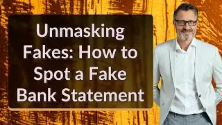 Unmasking Fakes: How to Spot a Fake Bank Statement
