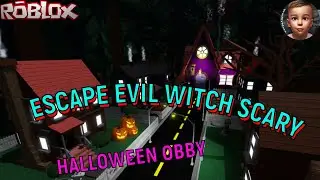 ESCAPE EVIL WITCH SCARY HALLOWEEN OBBY