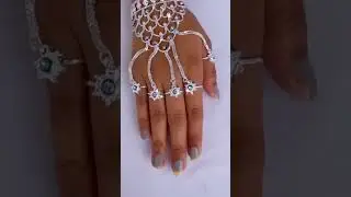 #chandi ka #hathphool #design #silver #jewellery #jodhpuri #silver #like #share #subscribe