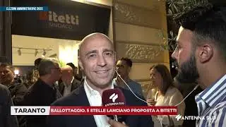 31 MAGGIO 20258   TARANTO   BALLOTTAGGIO, 5 STELLE LANCIANO PROPOSTA A BITETTI