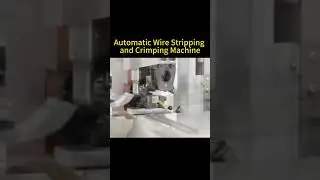 Automatic Wire Stripping and Crimping Machine is an efficient automated system for cutting wires
