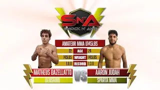 Shock N Awe 35 - Matheus Bazellatto vs Aaron Judah - Featherweight Amateur MMA 145lbs