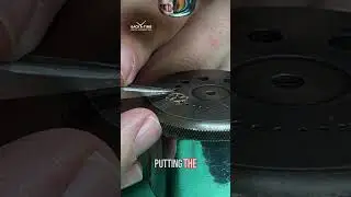 Reinstalling a Hairspring After Shellac Removal (Watchmaker POV) #watchmaking #watchrepair #horology