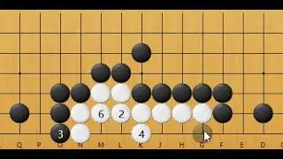 白棋眼位较大，简单的缩小眼位和抢占要点都不行，制造气紧 4k