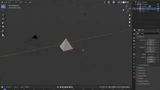 Blender Simple Shapes Tutorial - Pyramid