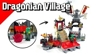 Кастомная LEGO Dragonian Village из NINJAGO Dragons Rising