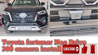 2026 Toyota fortuner Neo drive 360 camera and wireless charger install #toyota #fortuner2026 #cars 