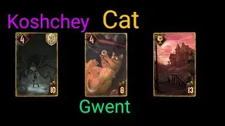 Gwent Cat Koshchey thrive! Monsters vs #monsters #skellige #nilfgaard #witcher card game25071810