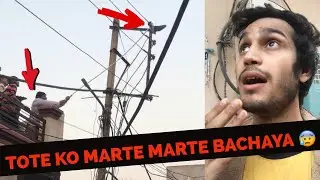 Saved the tote hanging on the tower 😱|| Papa and my cooking time 😍*MUST WATCH
