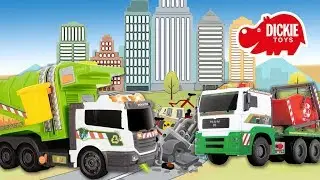 Dickie Toys M&uuml;llabfuhr Spezial-Mission | Garbage Collector und Containerfahrzeug| MeinSpielzeugmarkt