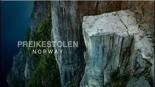 PREIKESTOLEN | Pulpit Rock from Stavanger #travel #drone #norway #adventure