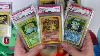 PSA 10 1st Edition Base Set Pokemon 102/102 Deutsch *complete* Nr.1 worldwide