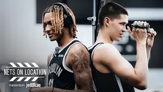 Egor D&euml;min & Noah Clowney Take You Inside Media Day | Nets On Location