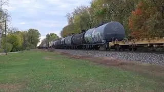 Westbound Norfolk Southern with a surprise at the end Obetz Ohio
