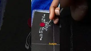 Easy Kolka Design Tutorial Video❤️🫶 #kolkaart #chandonkolka #designguide #foreheadkolka #foryou