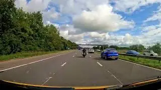 Highway Adventure  Exploring Cribbs, England, UK 🚗🏙️