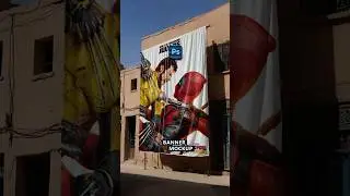How to make banner mockup in Adobe Photoshop shorts