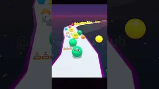 Ball Run 2048 3D Удовлетворительный геймплей #шорты