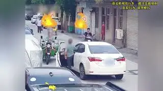 盘点路怒症被反杀名场面，上一秒嚣张跋扈，下一秒乖乖做人