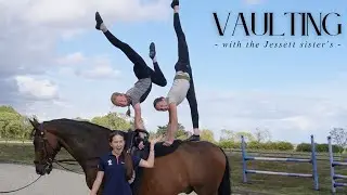 DRESSAGE RIDER RETURNS TO EQUESTRIAN VAULTING?!