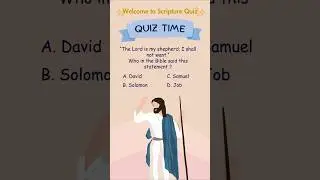 ✨️ Let&rsquo;s Have Fun with Faith! 🙌 Bible Quiz Inside! || 📖💡 #ScriptureChallenge #BibleTriviaTime