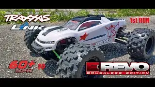 Traxxas E Revo 2.0 1/10 Scale 6S 1st Run and Bash